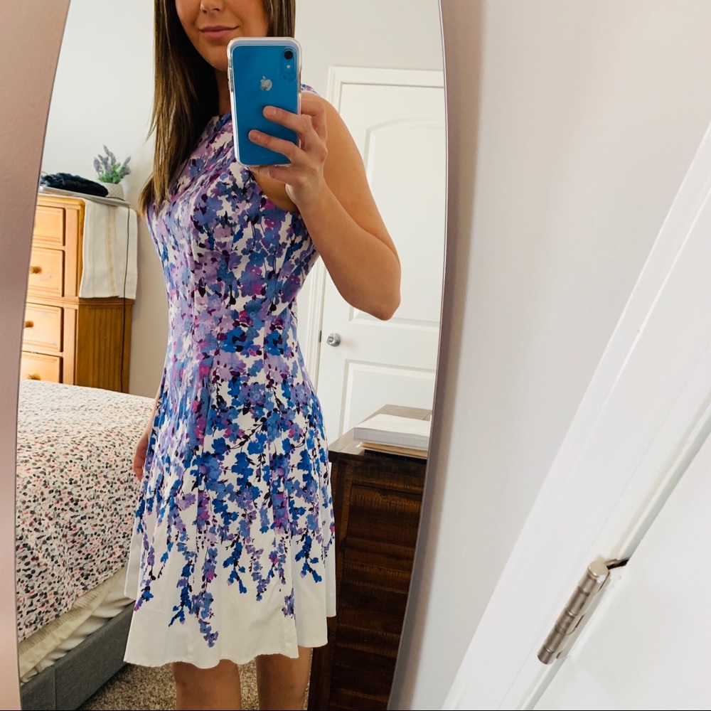 Purple Floral Dress